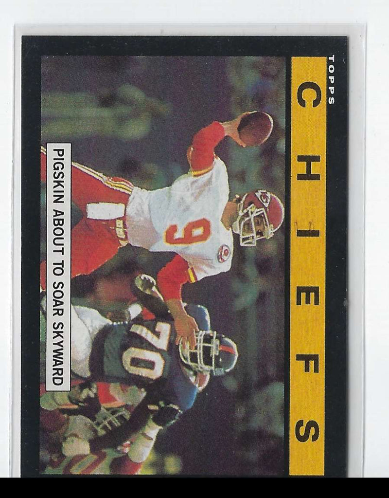 1985 Topps Chiefs Team Leaders