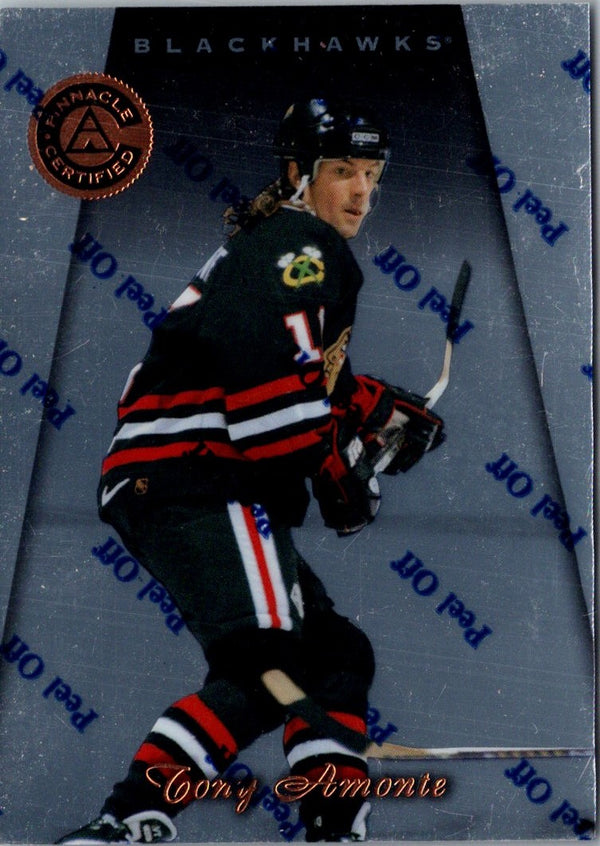 1997 Pinnacle Certified Tony Amonte #68