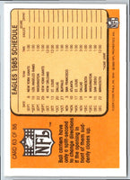 1985 Fleer Team Action Stickers Philadelphia Eagles Helmet #NNO