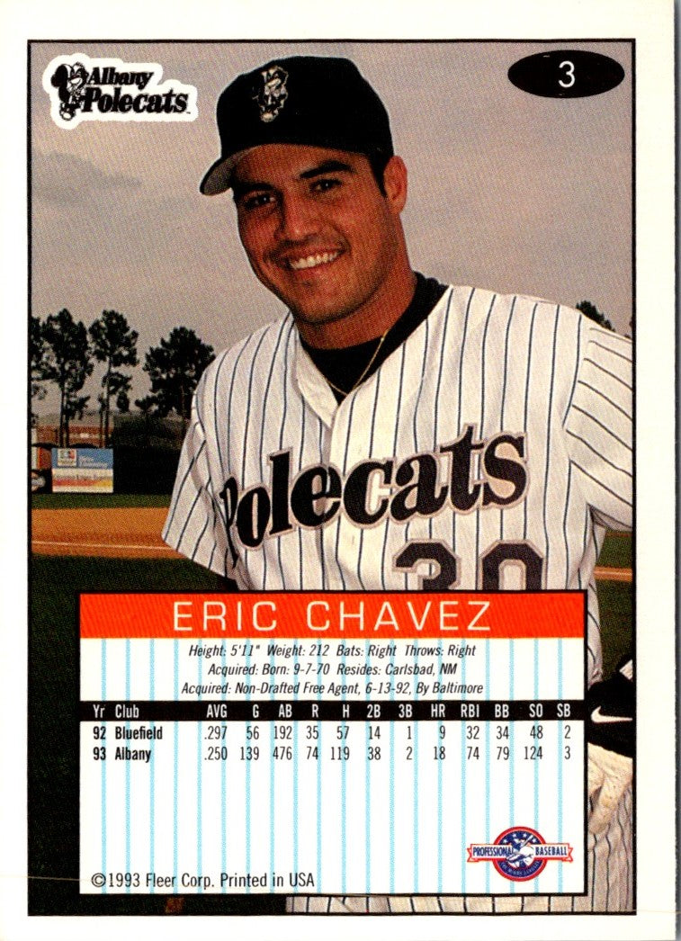 1993 Fleer Excel Eric Chavez