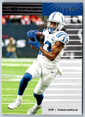 2018 Panini Illusions Mirror Dual Signatures Purple Daurice Fountain/T.Y. Hilton #13