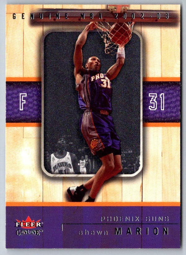 2002 Fleer Genuine Shawn Marion #32