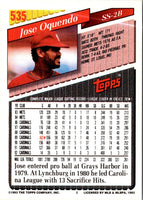 1993 Topps Gold Jose Oquendo #535