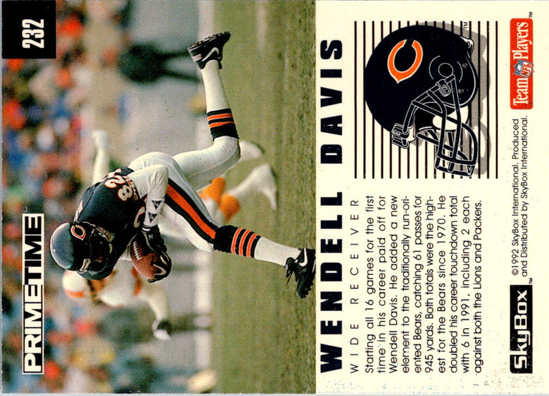 1992 Skybox Impact Wendell Davis