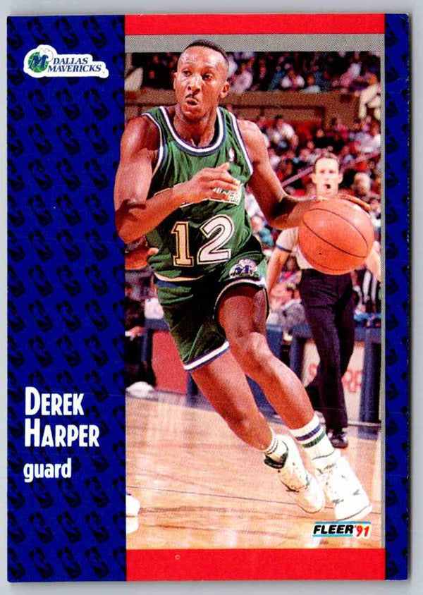 1992 Fleer Derek Harper #45