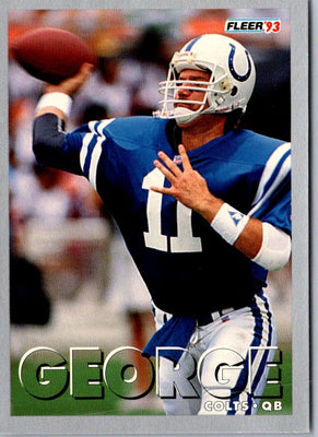 1993 Fleer Jeff George #478