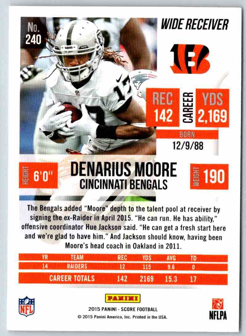 2015 Score Denarius Moore