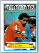 1983 Topps Gerald Willhite