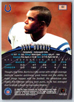 1998 Topps Finest Football Jeff Burris #161
