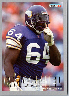 1993 Fleer Randall McDaniel #90