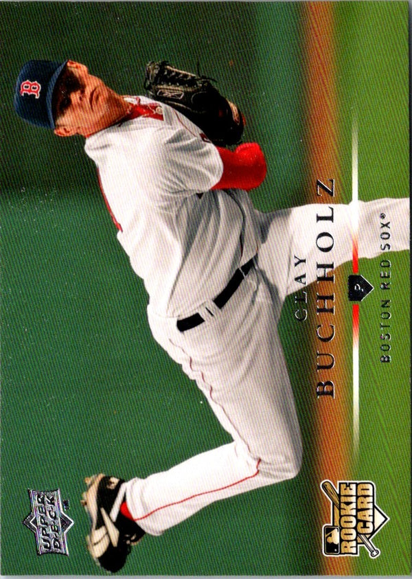 2008 Upper Deck Clay Buchholz #309 Rookie