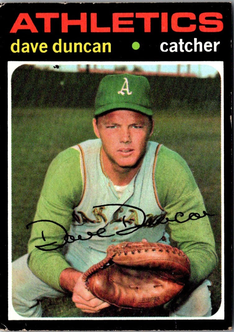 1971 Topps Dave Duncan