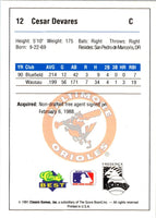 1991 Classic Best Frederick Keys Cesar Devarez #12