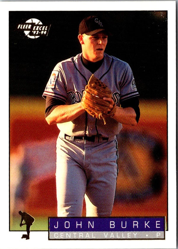 1993 Fleer Excel John Burke #184