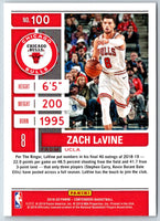2019 Panini Contenders Optic Playing the Numbers Game Zach LaVine #8