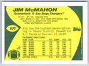 1989 Topps Jim McMahon