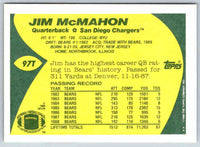 1989 Topps Jim McMahon #97T
