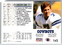 1992 Proset Steve Beuerlein #145