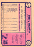 1982 O-Pee-Chee Terry Martin #329