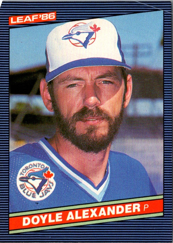 1986 Leaf Doyle Alexander #182