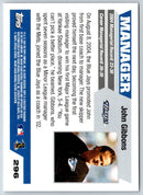 2005 Topps John Gibbons