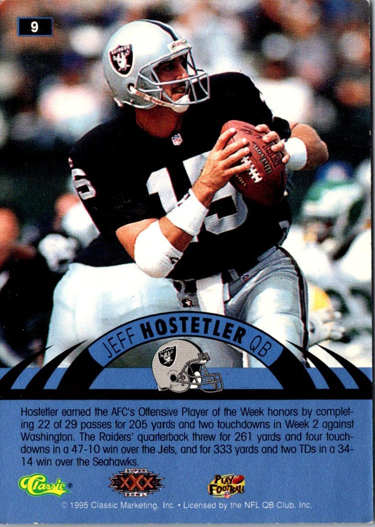 1996 Classic NFL Experience Jeff Hostetler