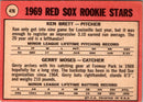 1969 Topps Red Sox 1969 Rookie Stars Ken Brett/ Gerry Moses