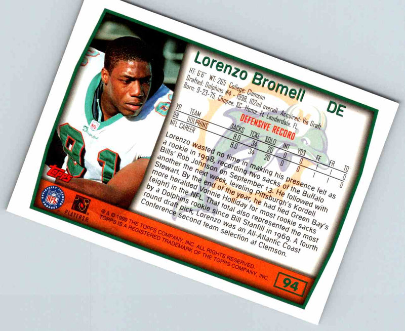 1999 Topps Lorenzo Bromell