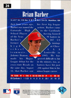 1996 Collector's Choice Brian Barber #24
