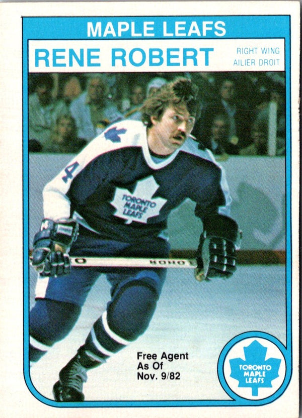 1982 O-Pee-Chee Rene Robert #330