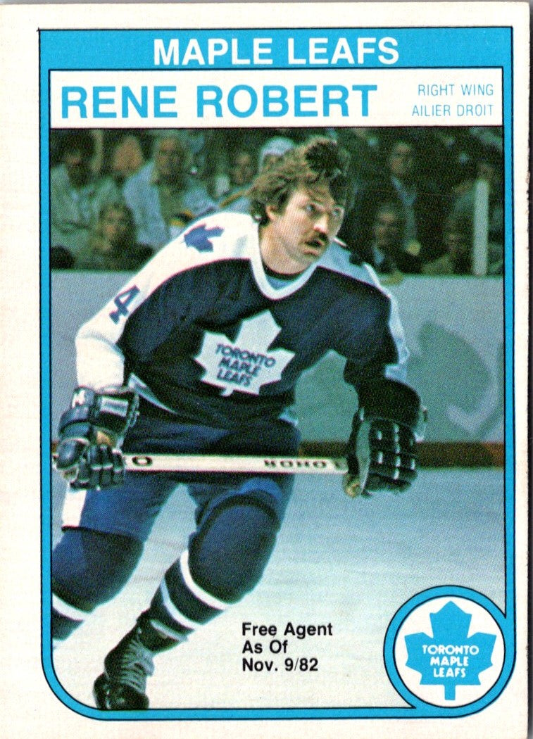 1982 O-Pee-Chee Rene Robert