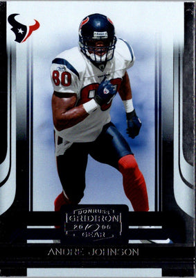 2006 Donruss Gridiron Gear Andre Johnson #42