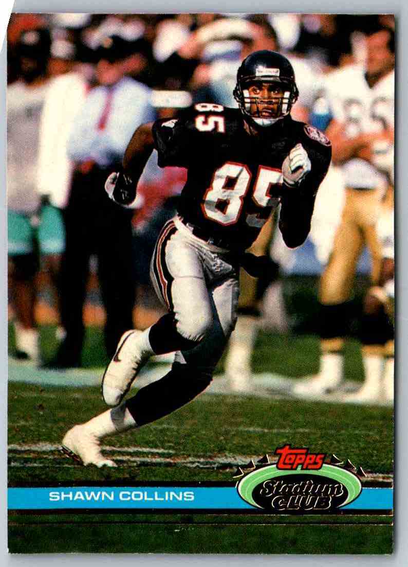1991 Topps Stadium Club Football Shawn Collins