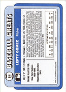 1990 Swell Baseball Greats Lefty Gomez