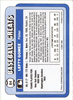1990 Swell Baseball Greats Lefty Gomez #84