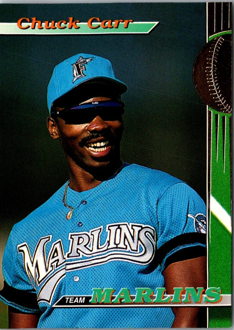 1993 Stadium Club Florida Marlins Chuck Carr