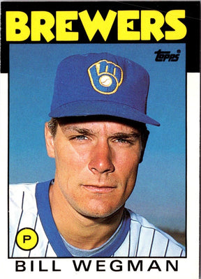 1986 Topps Traded Bill Wegman #123T