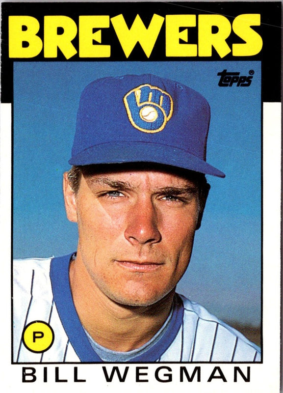1986 Topps Traded Bill Wegman #123T