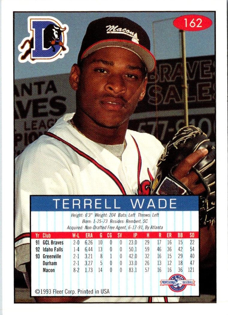 1993 Fleer Excel Terrell Wade