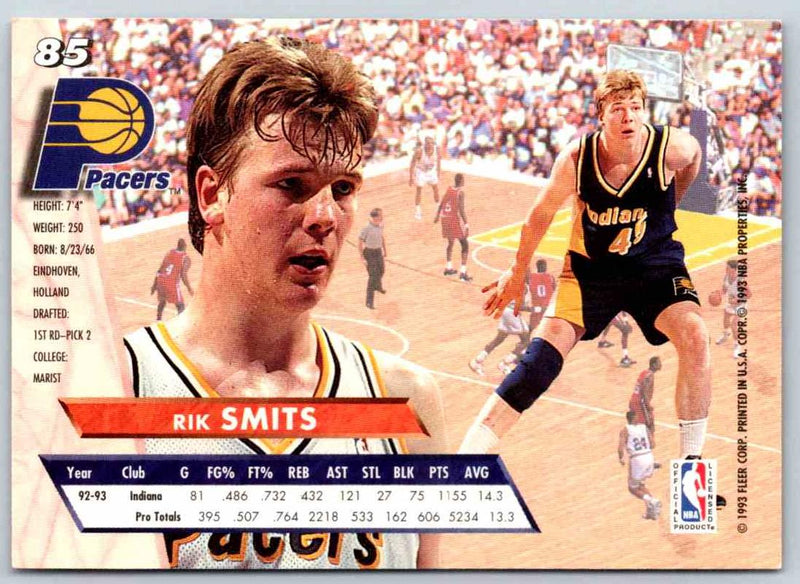 1992 Fleer Ultra Rik Smits