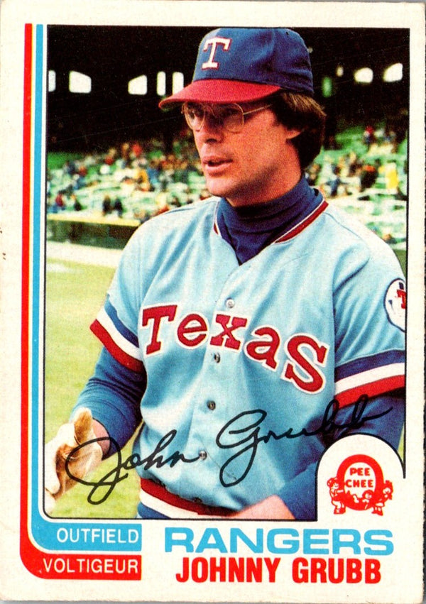 1982 O-Pee-Chee Johnny Grubb #193