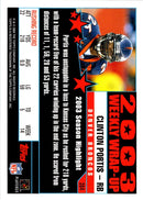 2004 Topps Clinton Portis