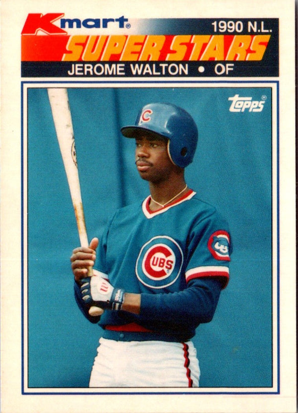 1990 Topps Kmart Super Stars Jerome Walton #7