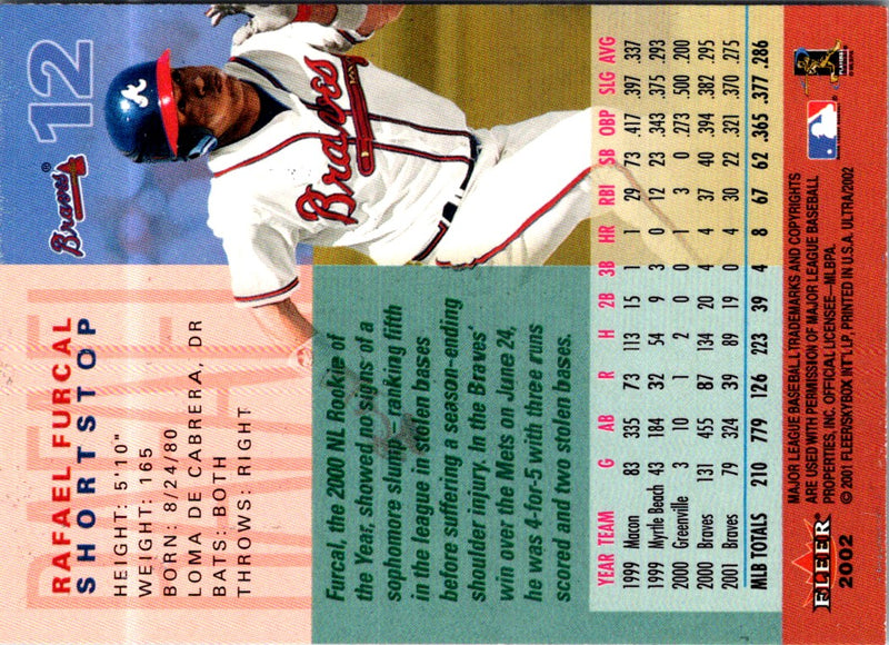 2002 Ultra Rafael Furcal