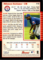 2005 Bowman Alfonso Soriano #115