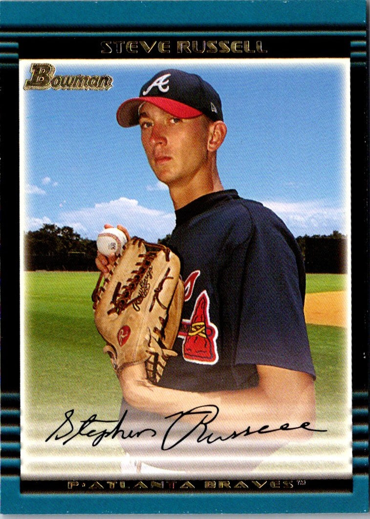 2002 Bowman Draft Picks & Prospects Gold Steve Russell