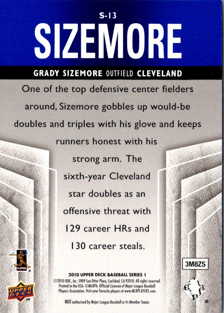 2010 Upper Deck Supreme Grady Sizemore