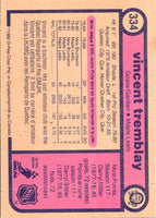 1982 O-Pee-Chee Vincent Tremblay #334 Rookie