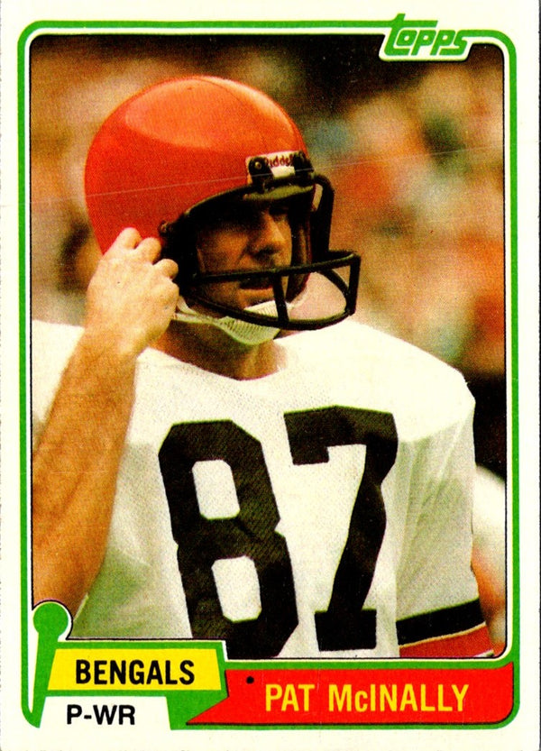 1981 Topps Pat McInally #383 EX
