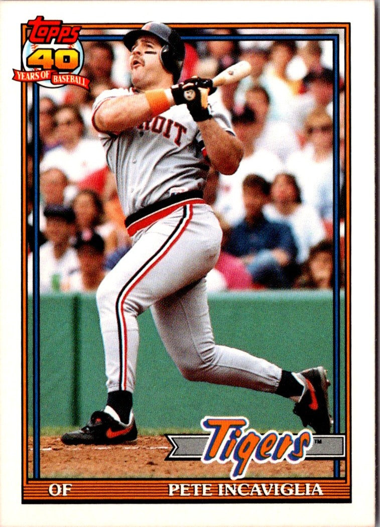 1991 Topps Traded Pete Incaviglia